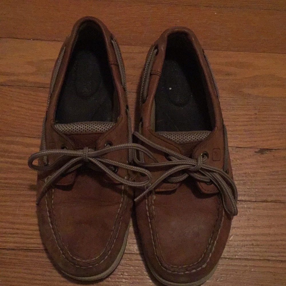 Dark brown sperrys